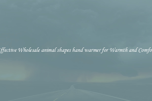Effective Wholesale animal shapes hand warmer for Warmth and Comfort