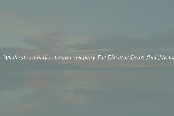 Buy Wholesale schindler elevator company For Elevator Doors And Mechanics