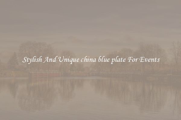 Stylish And Unique china blue plate For Events