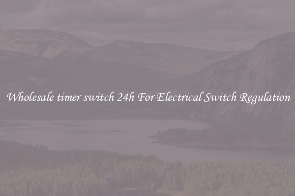 Wholesale timer switch 24h For Electrical Switch Regulation
