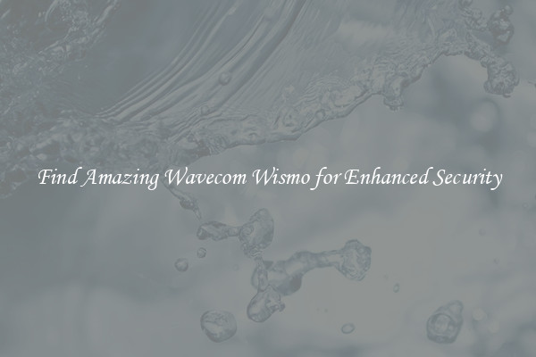 Find Amazing Wavecom Wismo for Enhanced Security
