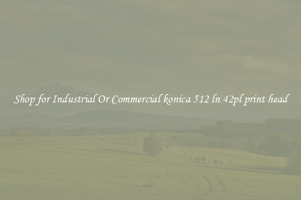 Shop for Industrial Or Commercial konica 512 ln 42pl print head